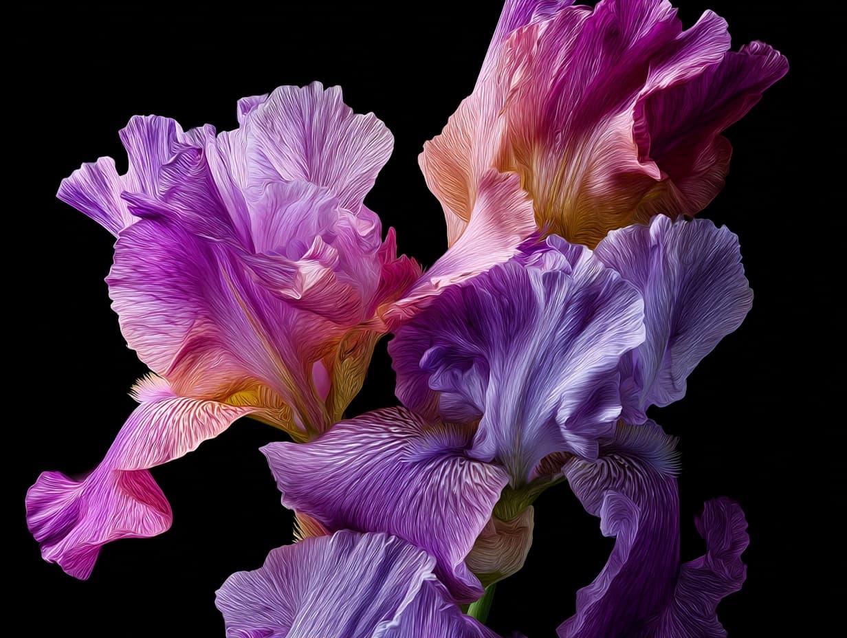 Abstract translucent artwork
