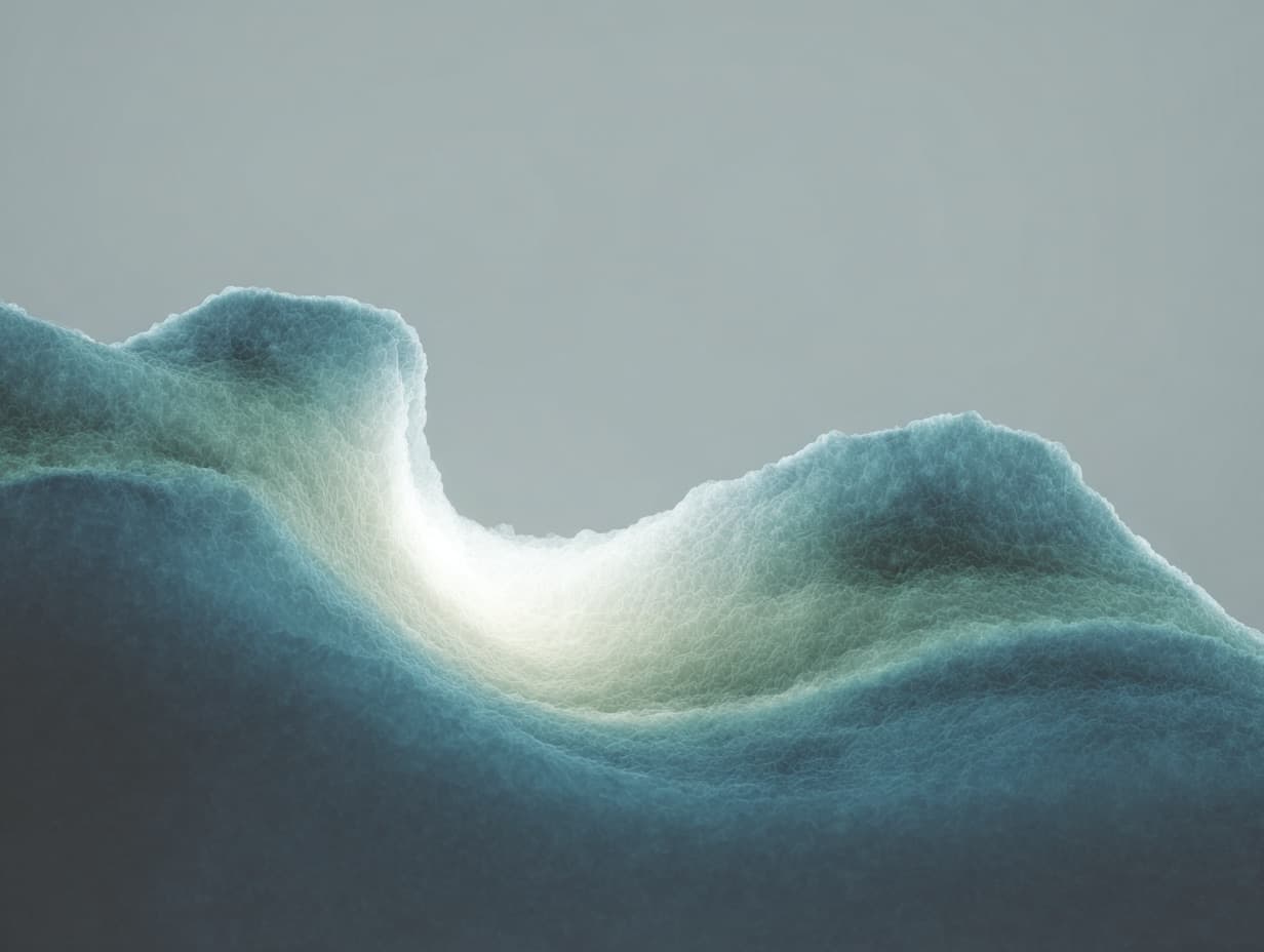Abstract translucent artwork