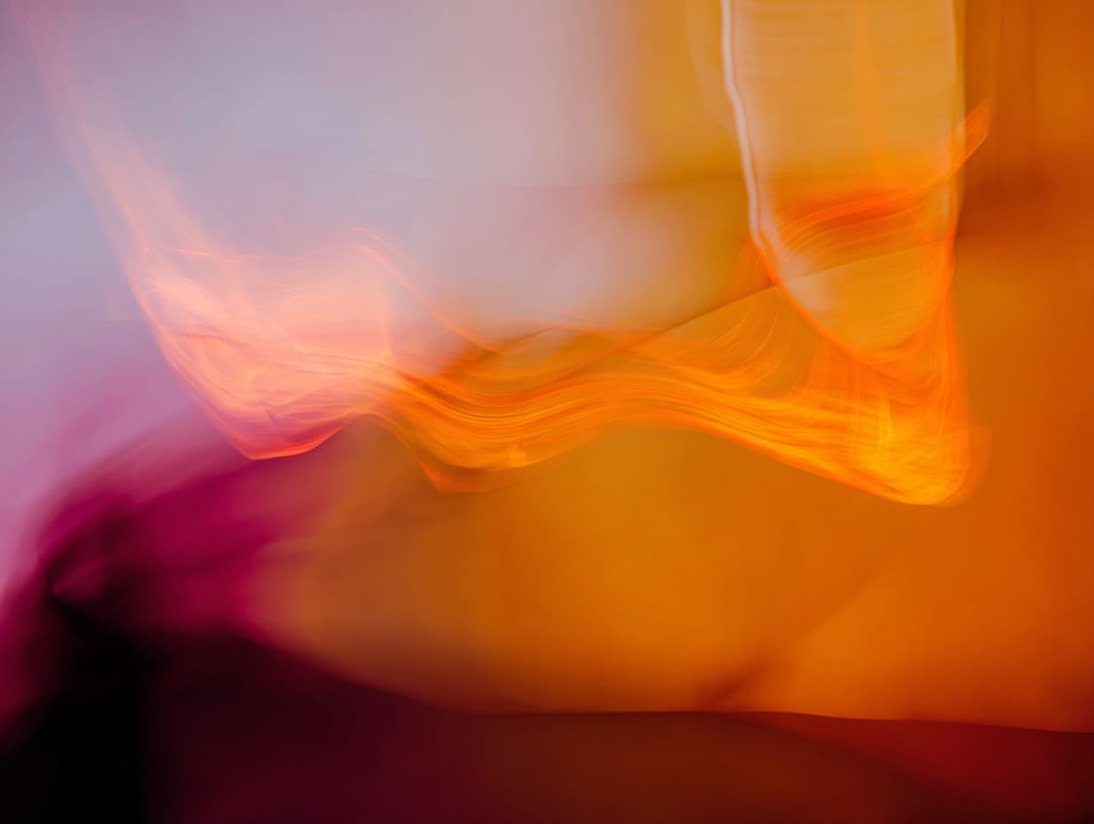 Abstract translucent artwork