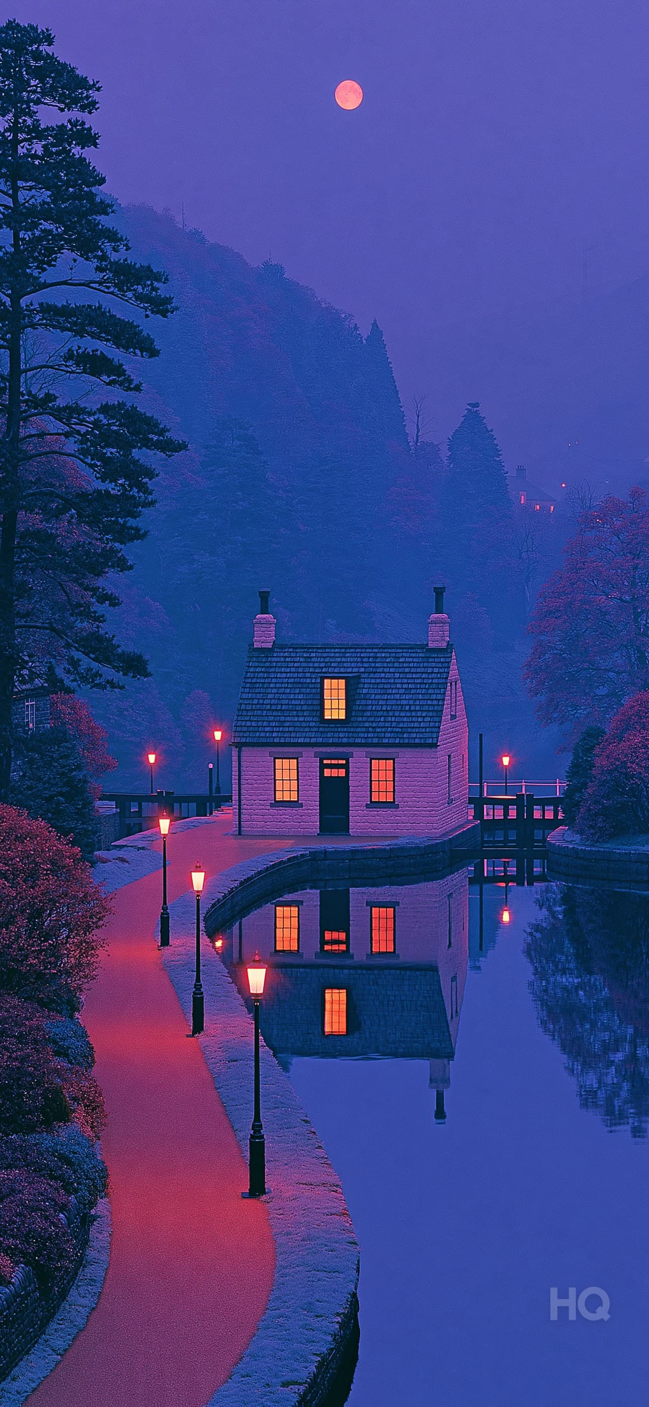 HQ phone wallpaper — Lock Keeper's Canal